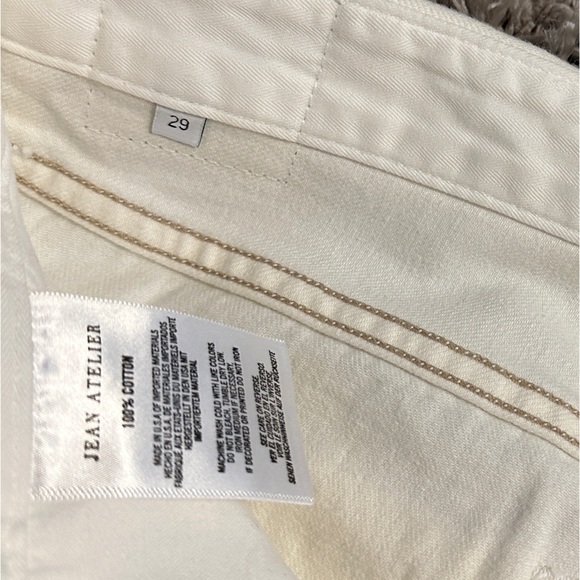 Jean atelier flip fold jeans white sand - Picture 5 of 8